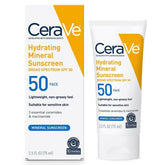 CeraVe Hydrating Sunscreen for Face SPF 50