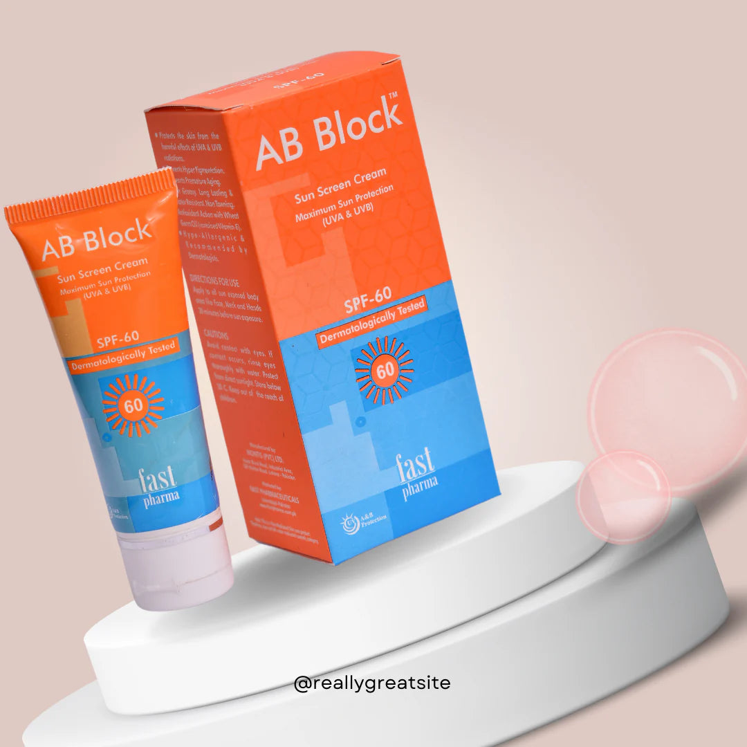 AB BLOCK SPF 60 SUN CREAM